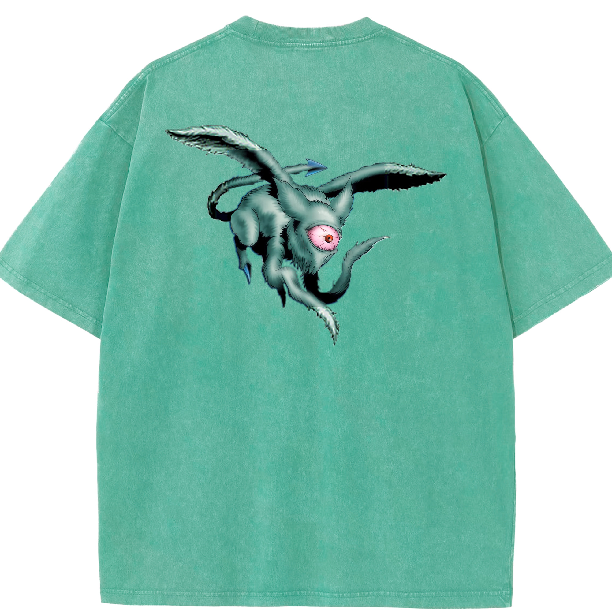 （画像用） 遊☆戯☆王 Yu-Gi-Oh! 綿100% ヴィンテージ風 半袖Tシャツ（背面プリント）